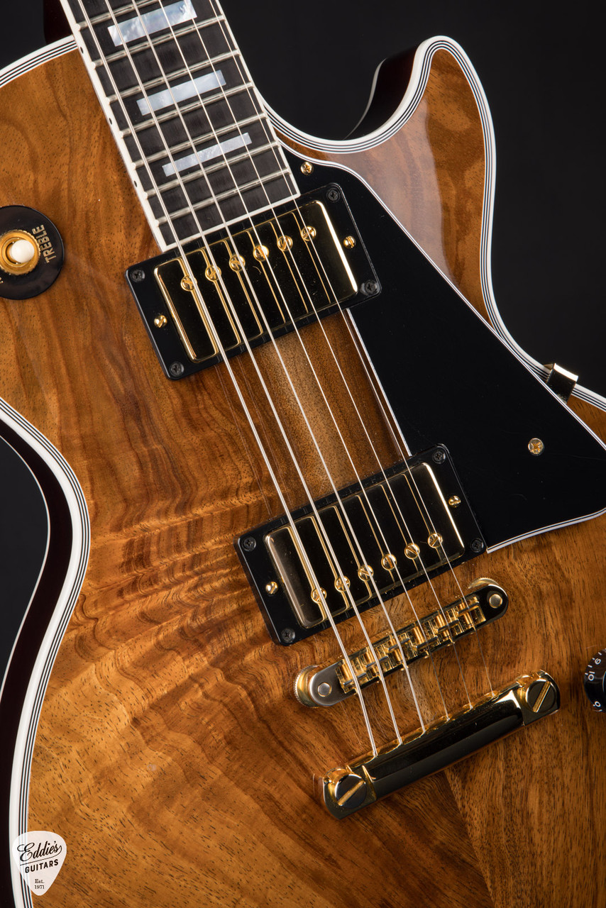 2023 - Gibson Custom Shop Les Paul Custom Reissue Koa Natural
