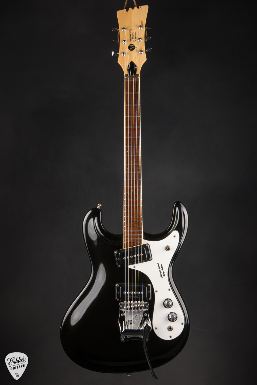 1972 - Mosrite Ventures Mark I - Black - Eddie's Guitars