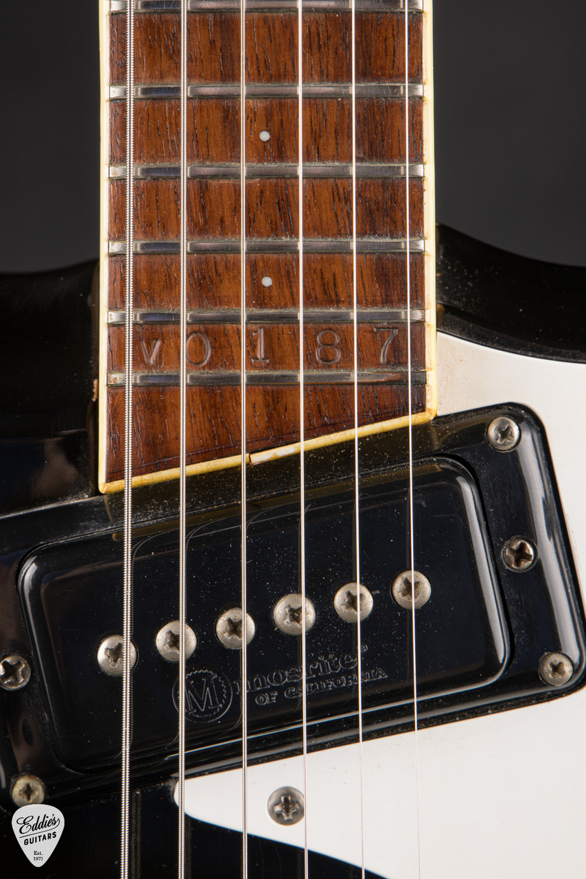 1972 - Mosrite Ventures Mark I - Black - Eddie's Guitars