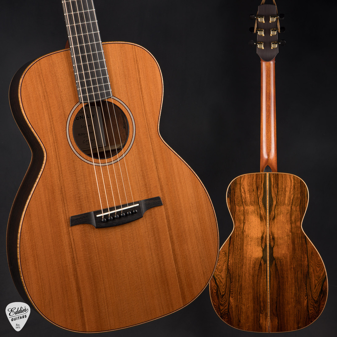 ハモックスアコースティックギター McNally Model S - Sinker Redwood & Brazilian Rosewood - Eddie's