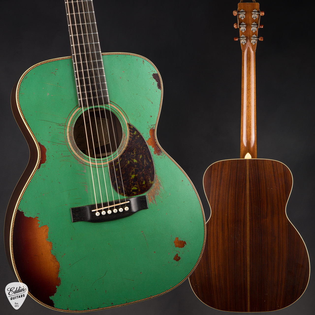 Atkin OM37 Heavy Aged - Baked Sitka Spruce & Indian Rosewood
