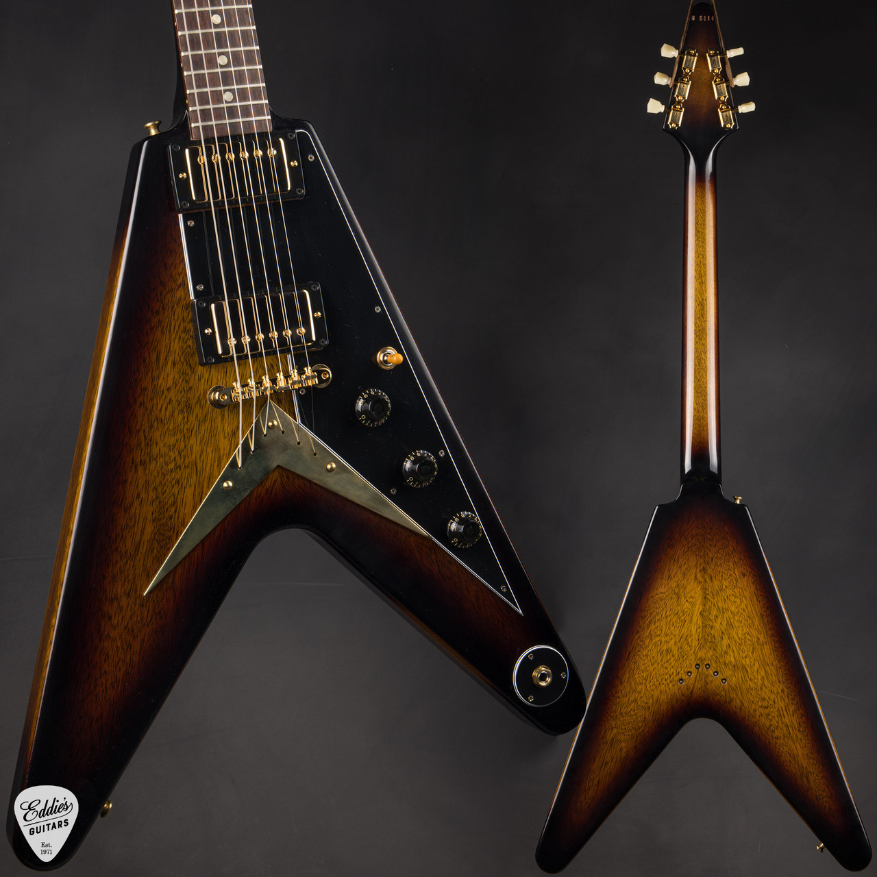 Sale Pending - Gibson Custom Shop PSL 1958 Korina Flying V Black
