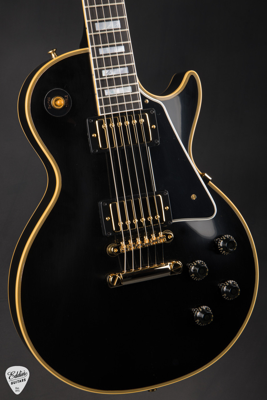 ギター Gibson Custom Shop 1957 Les Paul Gibson Custom Shop 1957 Les Paul Custom VOS Ebony 9.10 #751830
