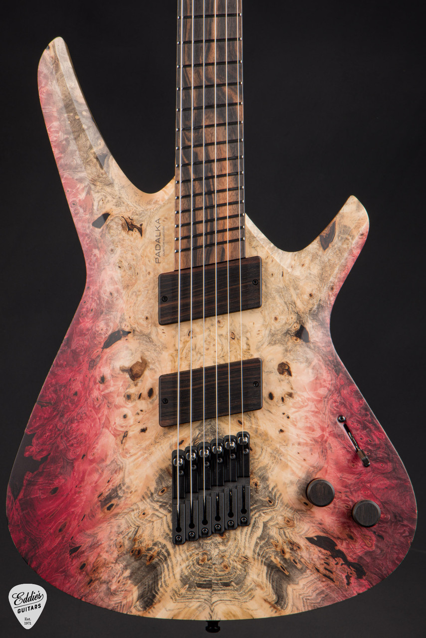 Padalka Parallax - Buckeye Burl & Black Limba - Eddie's Guitars