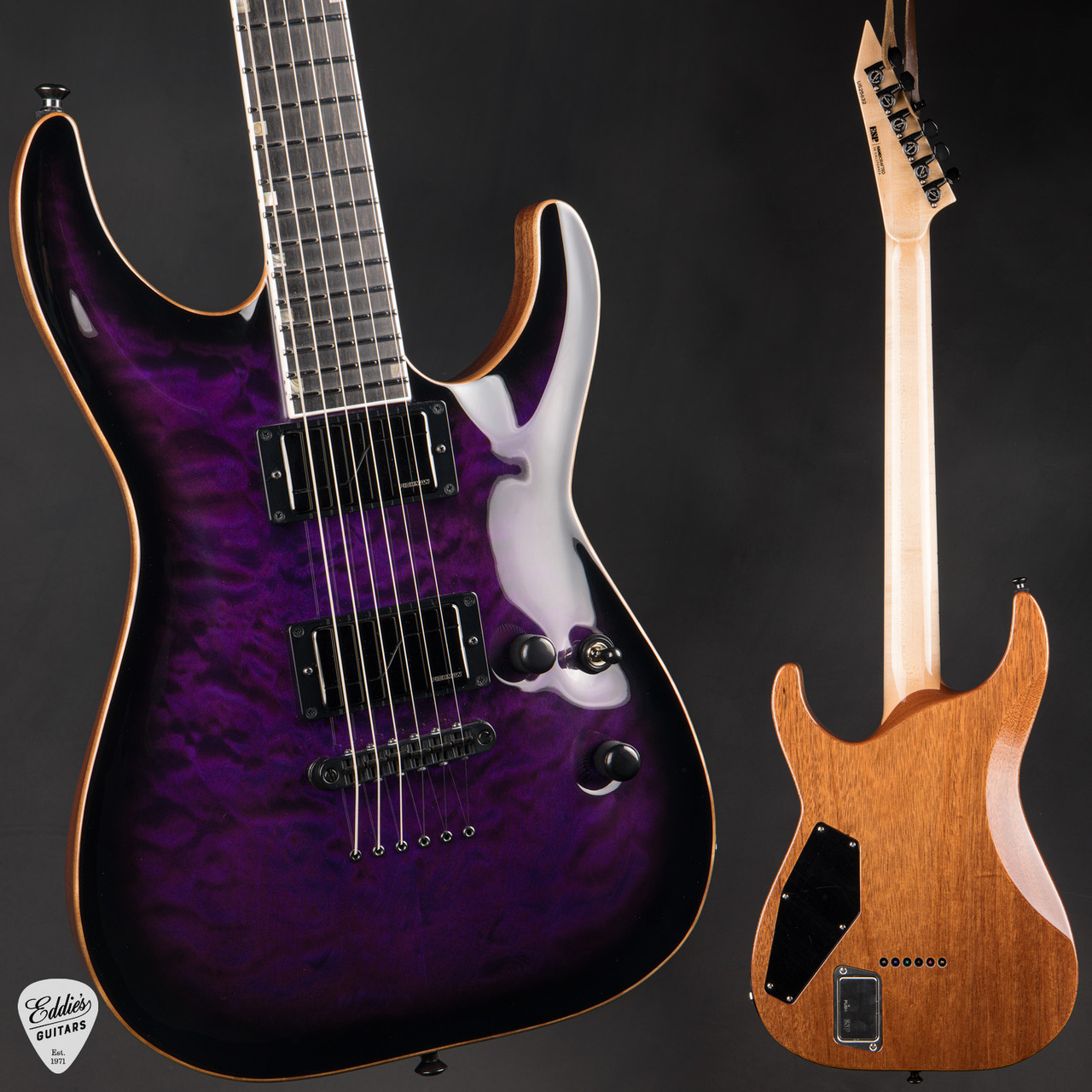 ESP USA Horizon-II - Dark Purple Sunburst - Eddie's Guitars