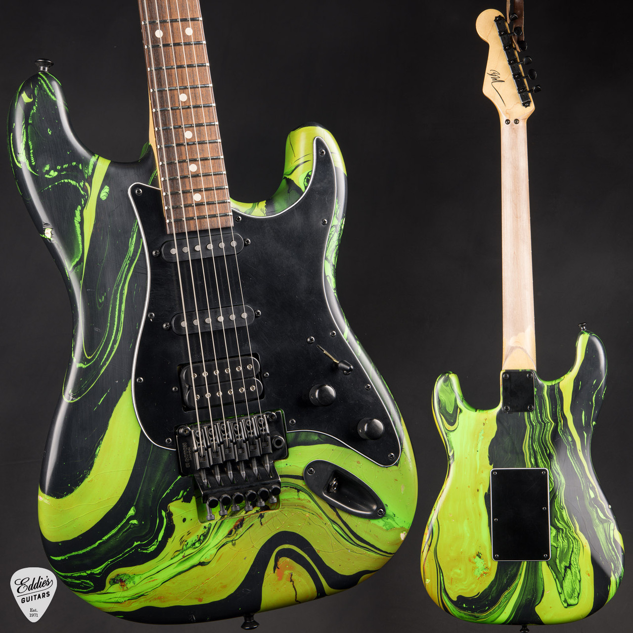 Nash S81 Custom Paint Over Paint Swirl - Eddie's Guitars