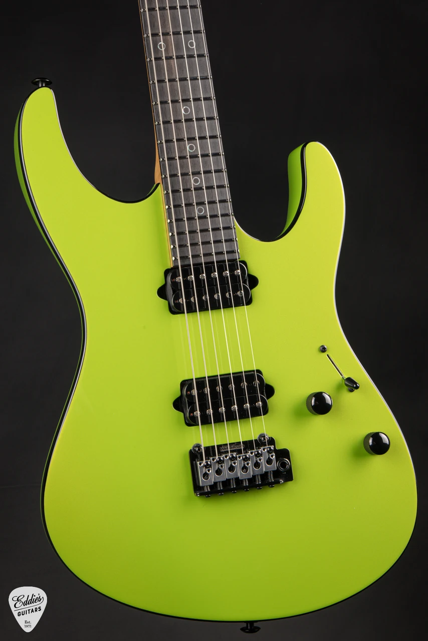 Suhr Modern Roasted - Lime Green Metallic #80897 - Eddie's Guitars