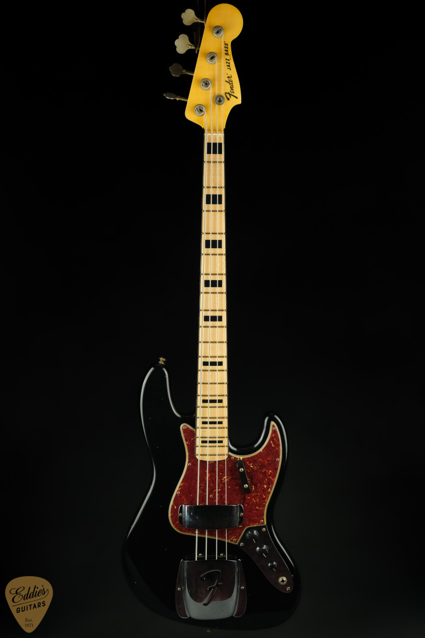 Fender Custom Shop 66 Jazz Bass Journeyman Relic - Aged Black