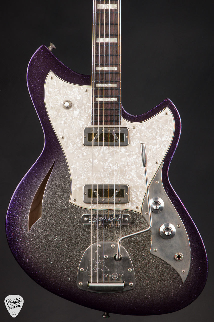 Novo Miris J Custom - Purple Stranger Burst Sparkle - Eddie's Guitars