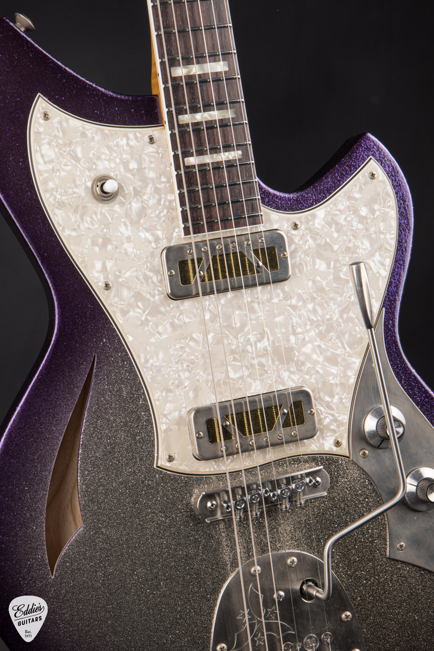 Novo Miris J Custom - Purple Stranger Burst Sparkle - Eddie's Guitars