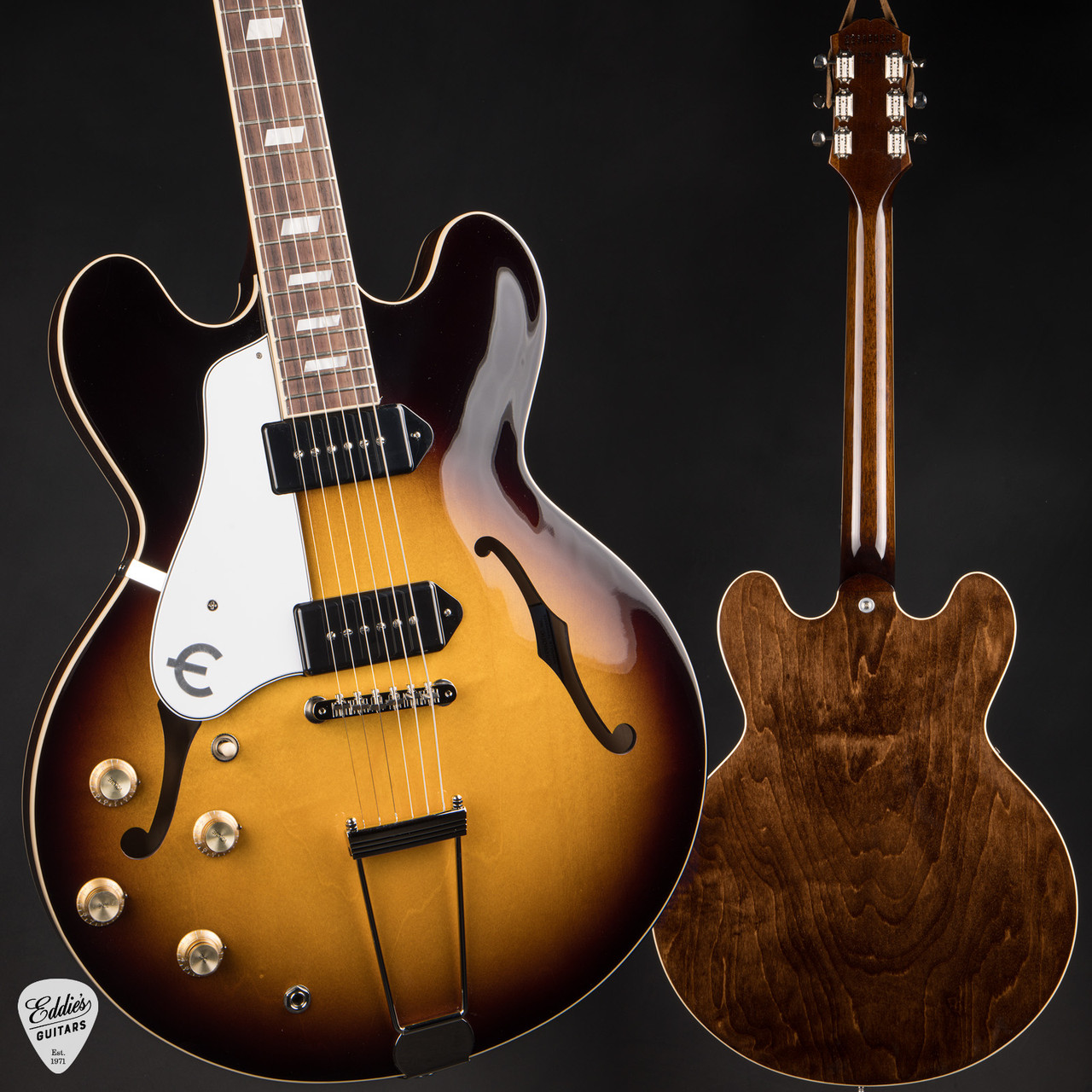 Epiphone Casino (USA Collection) Left Handed Vintage Burst 6.3