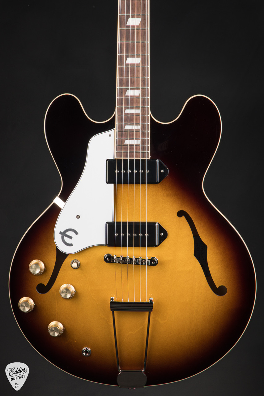 Epiphone Casino (USA Collection) Left Handed Vintage Burst 6.3