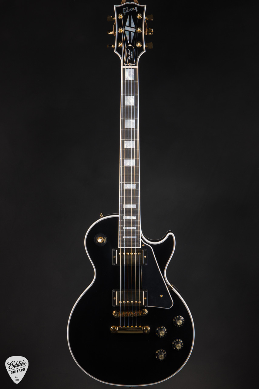 Gibson Les Paul Custom 70s Ebony 10.7 #226950071 - Eddie's Guitars