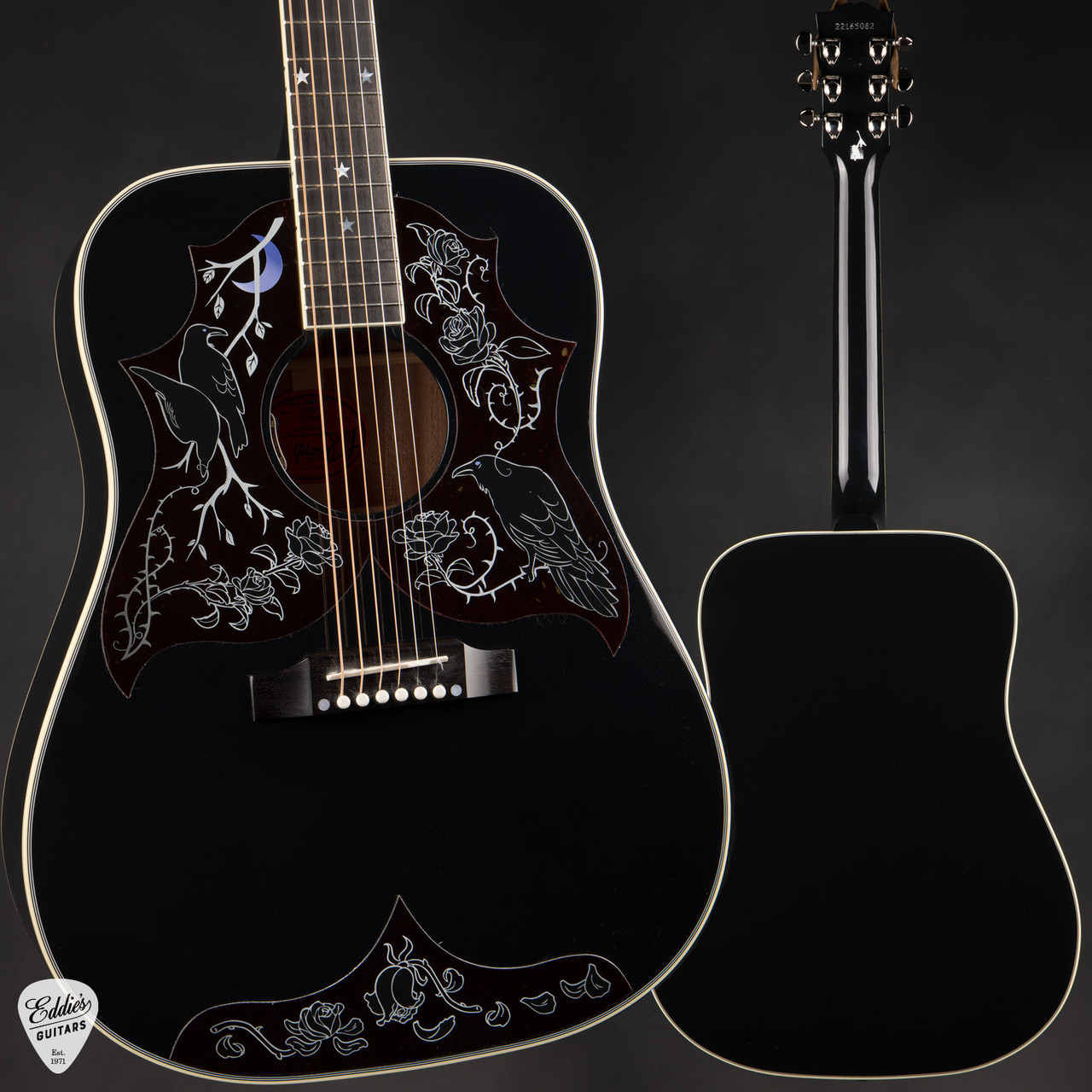 Gibson Custom Kirk Hammett Raven Ebony 5.3 #22165082 - Eddie's Guitars