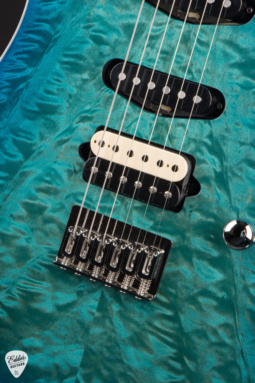 Suhr Standard Roasted - Bahama Blue Burst - Eddie's Guitars