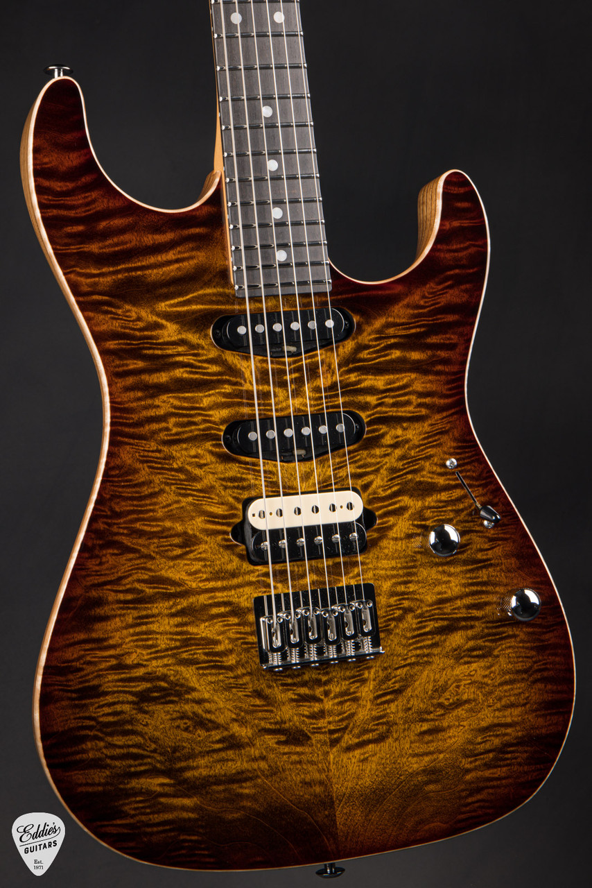 ギター Suhr JST Standard Plus Bengal Burst Suhr Standard Plus Electric Guitar - Bengal Burst with Pau Ferro