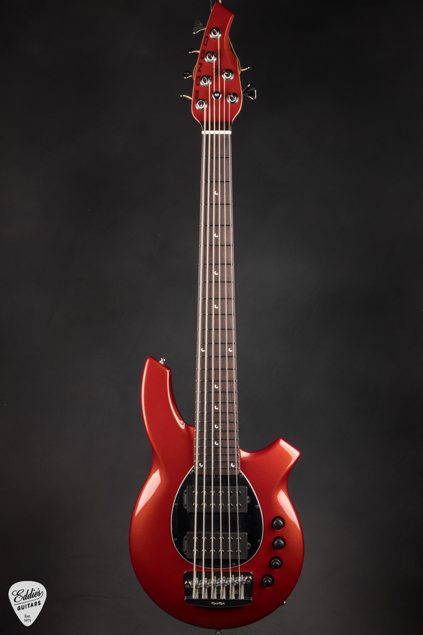 Ernie Ball Music Man Bongo 6 HH - Blood Orange - Eddie's Guitars