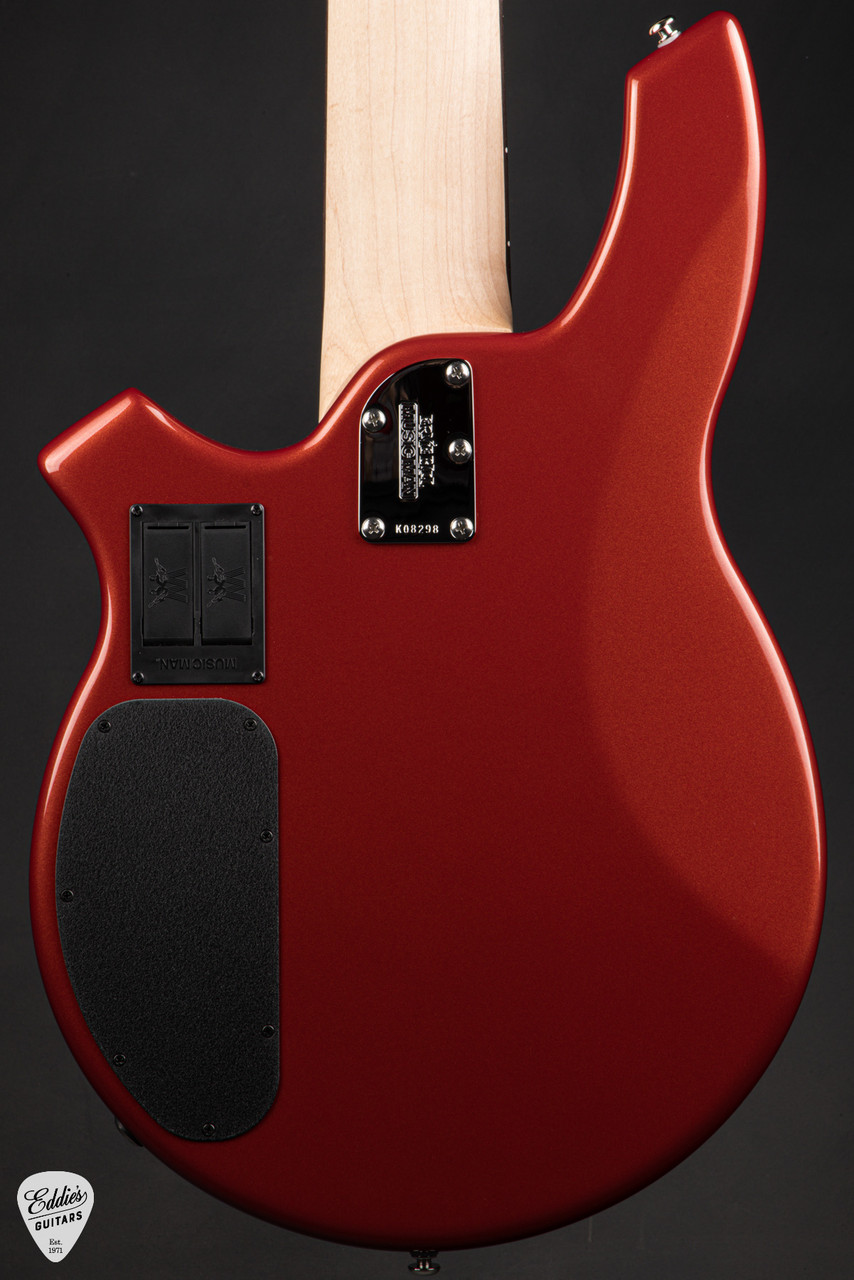 Ernie Ball Music Man Bongo 6 HH - Blood Orange - Eddie's Guitars