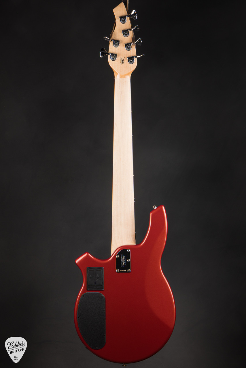 ベース Musicman bongo 6 H candy red Platinum Ernie Ball Music Man Bongo 6 HH 6-String Bass Guitar