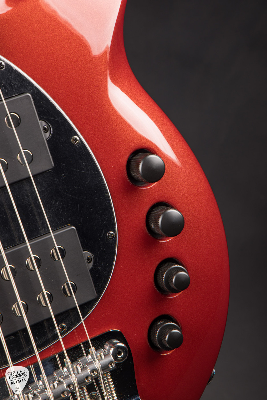 Ernie Ball Music Man Bongo 6 HH - Blood Orange - Eddie's Guitars