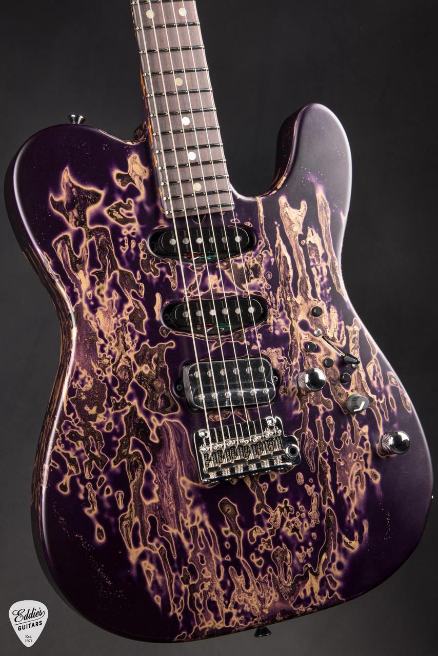 ギター Jamestyler USA TYLERBASTAR James Tyler Tylerbastar - Wine-Ou Shmear #25614 - Eddie's Guitars