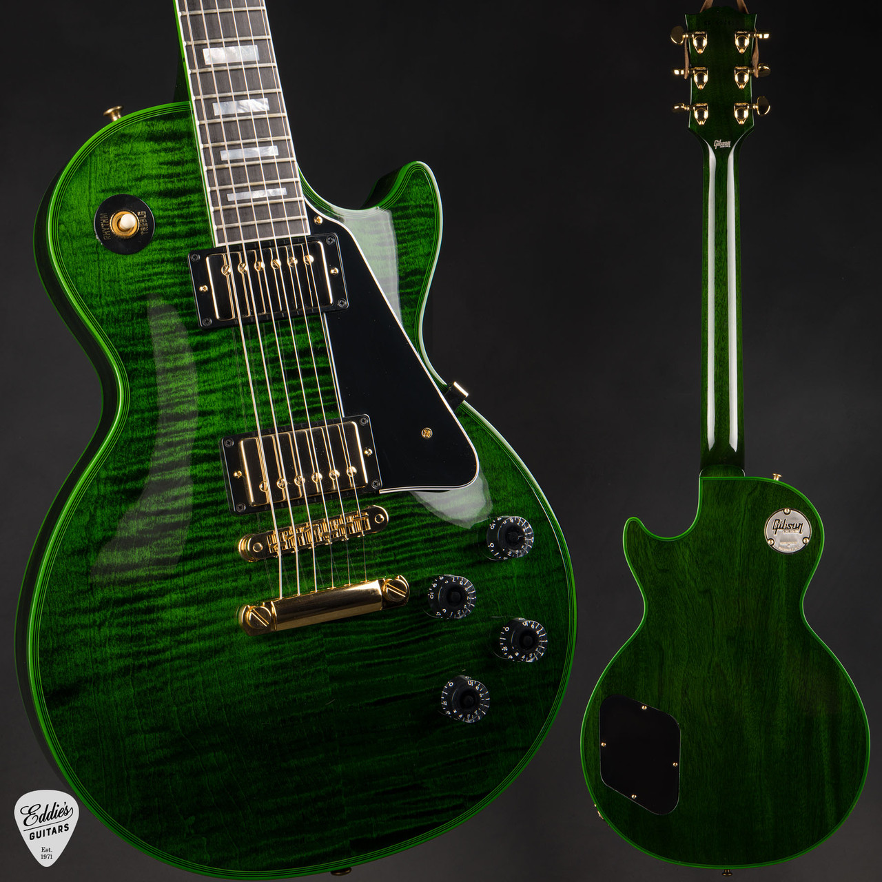 2025 - Gibson Custom Shop PSL Les Paul Custom Figured Green Widow