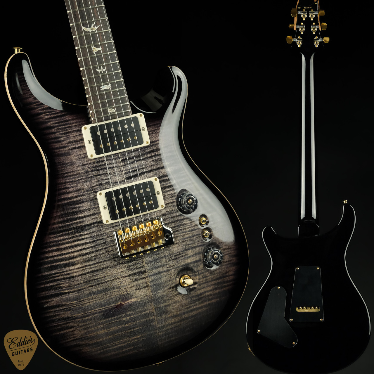 Paul Reed Smith Custom 24-08 - Charcoal Burst - Eddie's Guitars