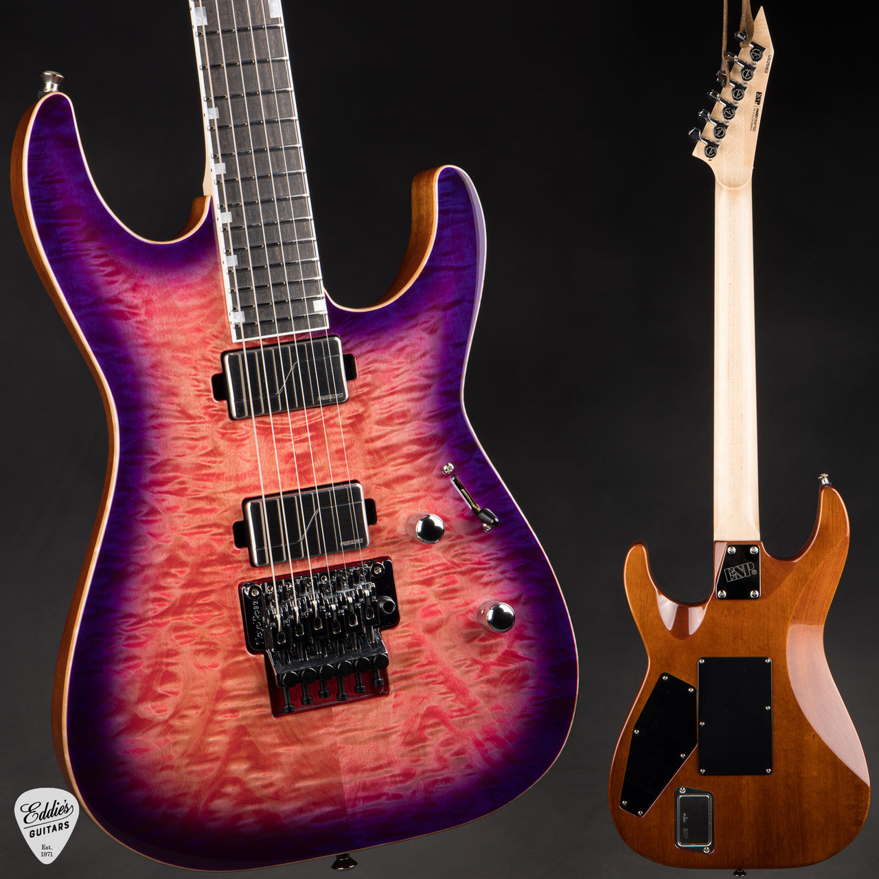 ESP USA M-II DX - Cranberry Sunburst - Eddie's Guitars