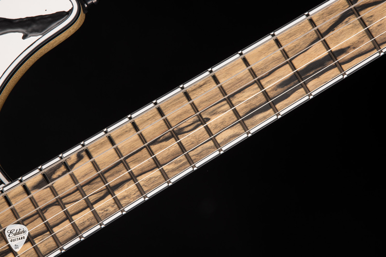 Mayones Regius Core VB26 6 - Monolith White with Black Grain Fill