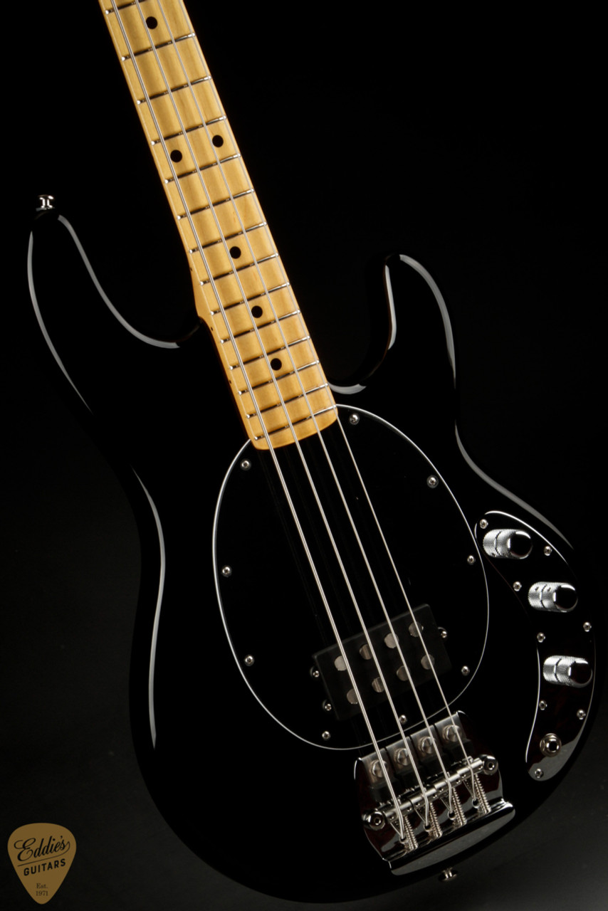 2024 - Ernie Ball Music Man Retro 70's StingRay - Black - Eddie's