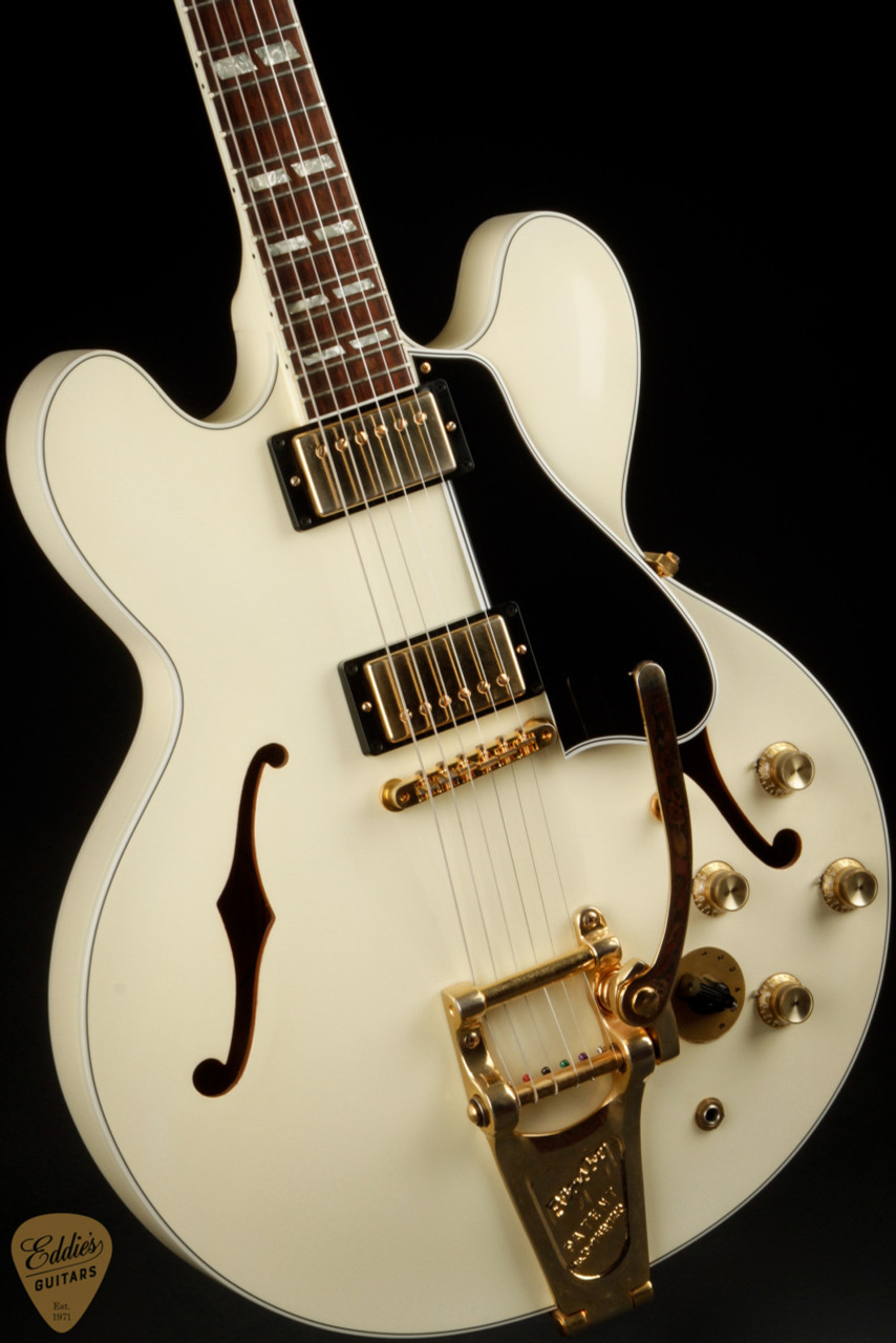 Used - Gibson Custom Shop ES-345 Varitone - White - Eddie's Guitars