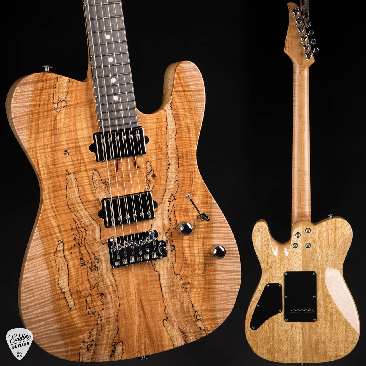 Suhr Modern T - Waterfall Burl Maple & Roasted Swamp Ash #85994