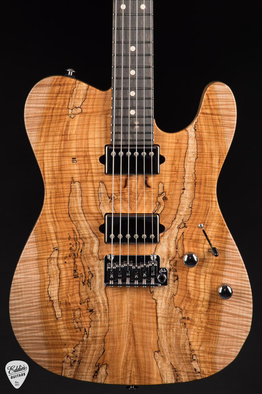 Suhr Modern T - Waterfall Burl Maple & Roasted Swamp Ash #85994