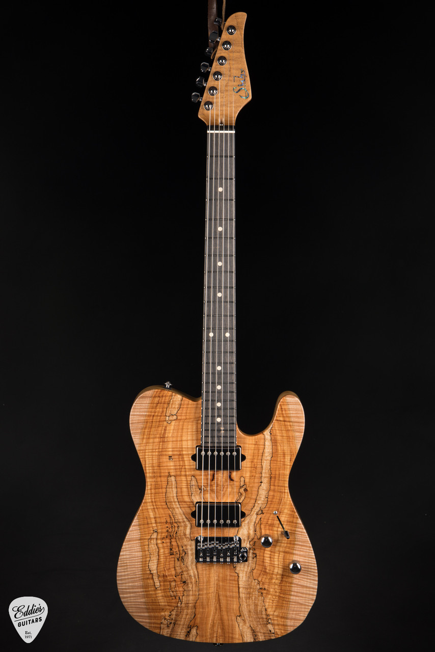Suhr Modern T - Waterfall Burl Maple & Roasted Swamp Ash #85994