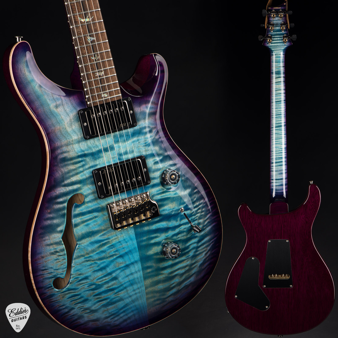 Paul Reed Smith Eddie's Guitars Wood Library Custom 24 Semi-Hollow