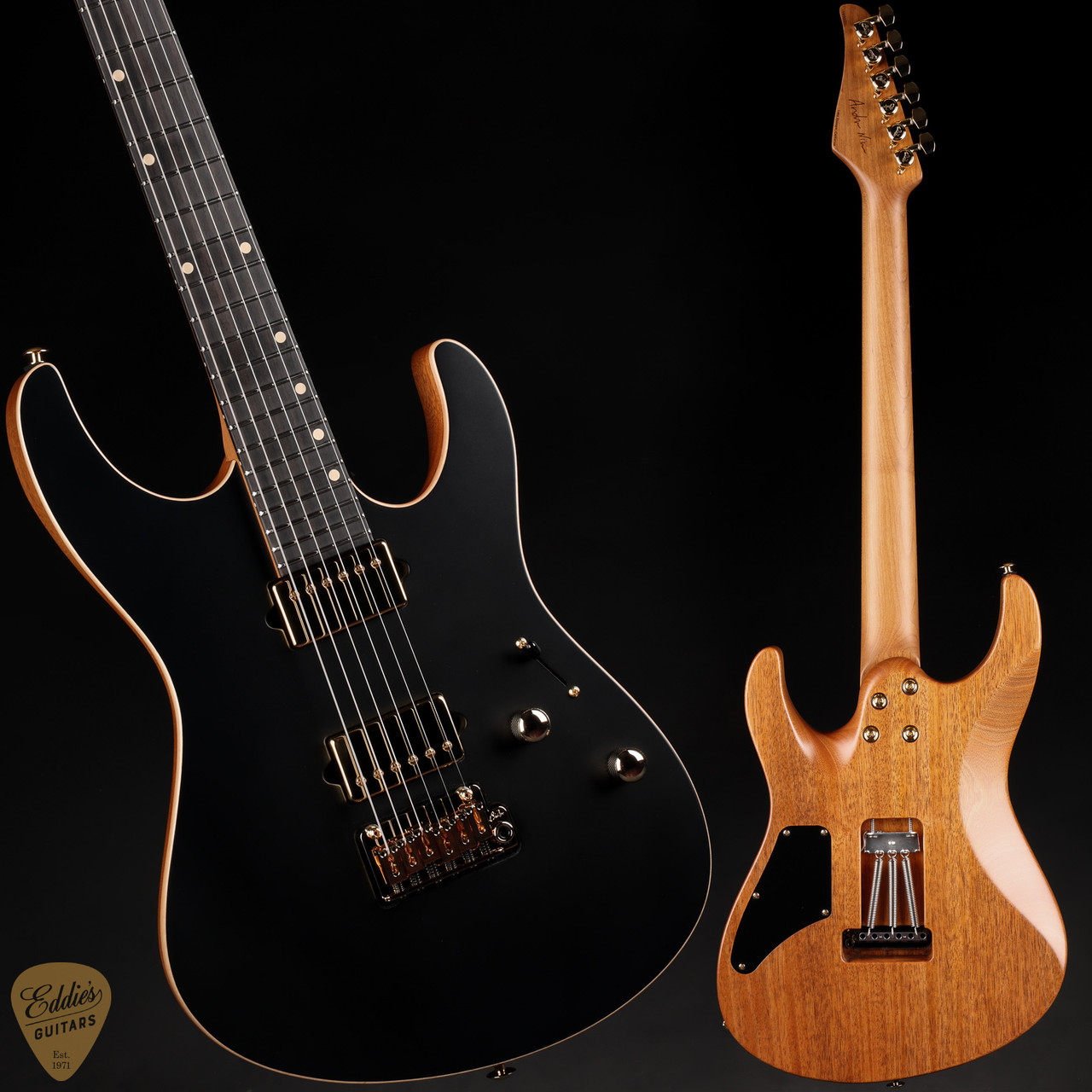 Suhr Andre Nieri Signature Modern - Black Satin - Eddie's Guitars