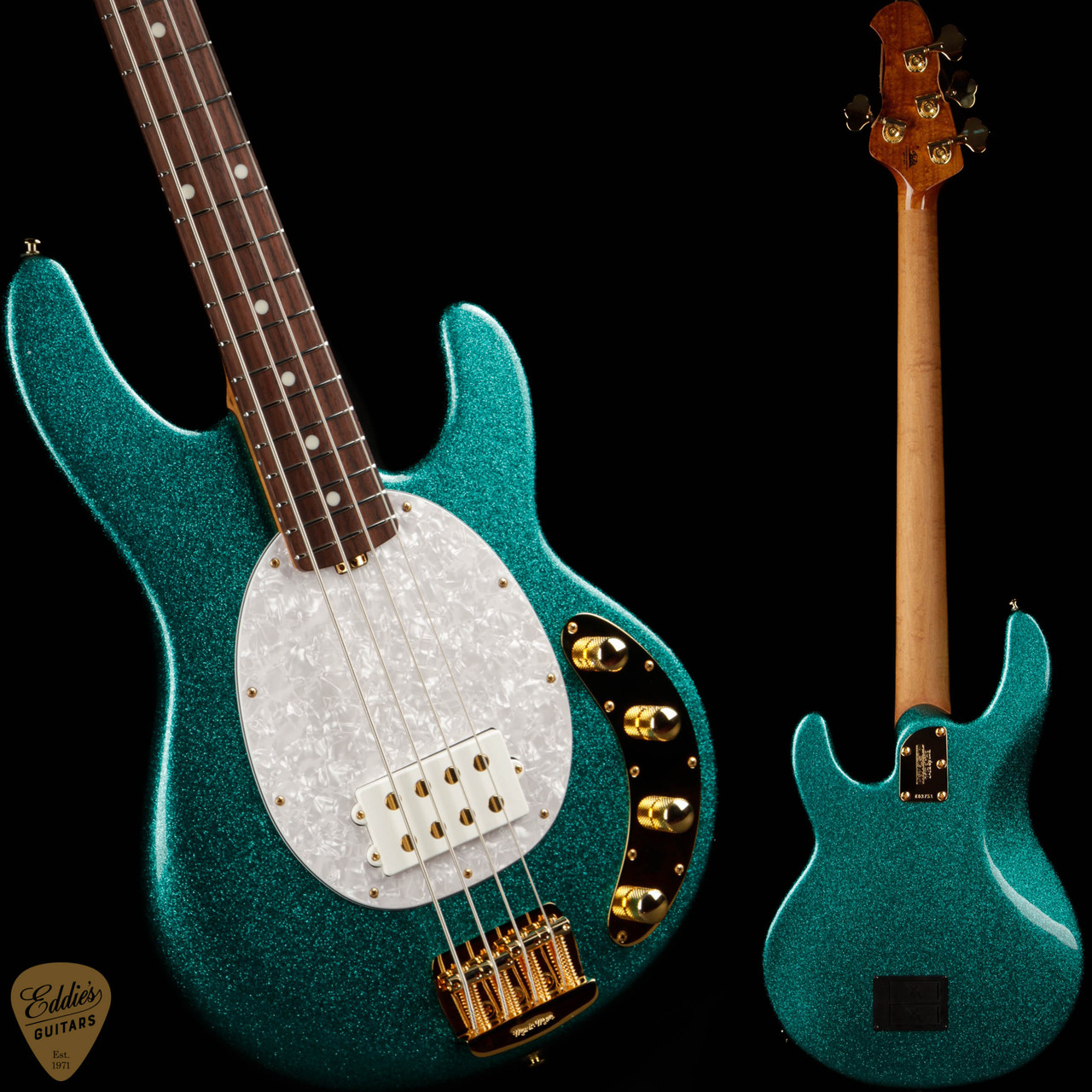 Ernie Ball Music Man StingRay Special H - Ocean Sparkle - Eddie's