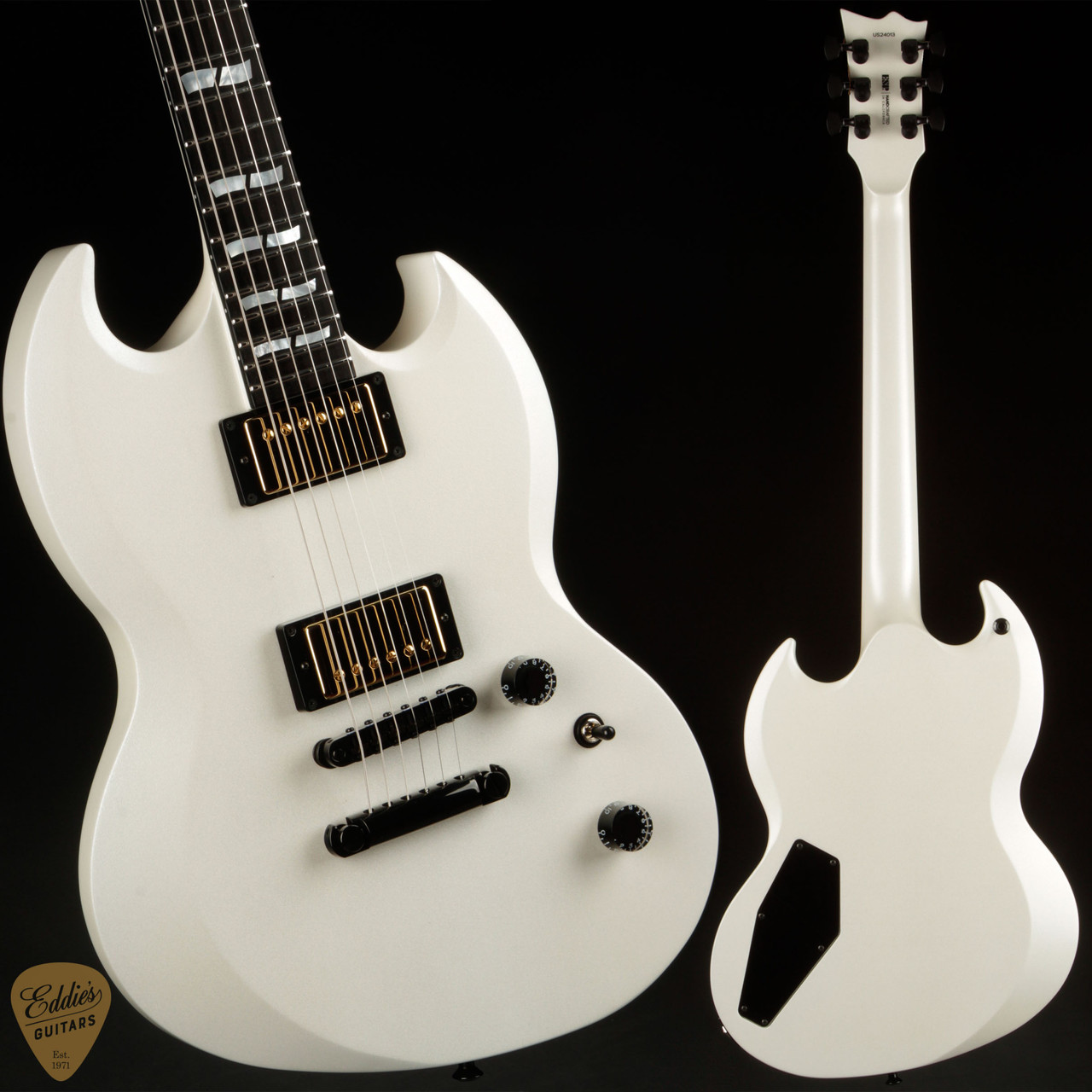 ESP USA Viper BH PW - Pearl White - Eddie's Guitars