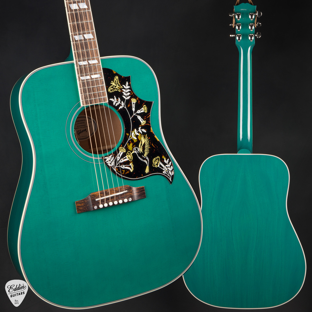 Gibson Hummingbird Standard Seafoam Green 4.11 #20066062 - Eddie's