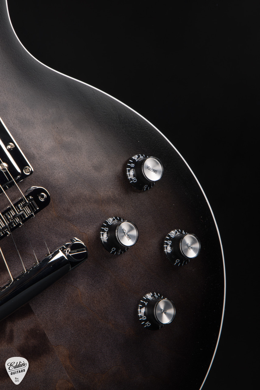 Gibson Mark Morton Les Paul Modern Quilt - Translucent Ebony Burst