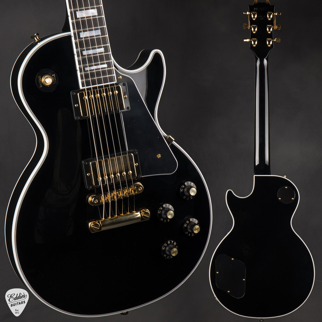 Gibson Les Paul Custom 70s Ebony 10.6 #231850275 - Eddie's Guitars