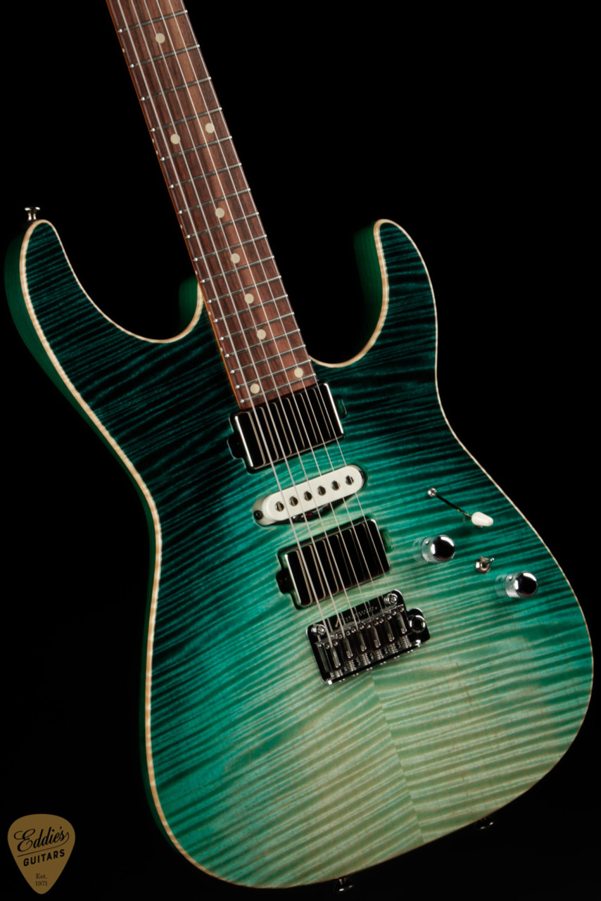 Tom Anderson Angel - Teal Wake Surf - Eddie's Guitars