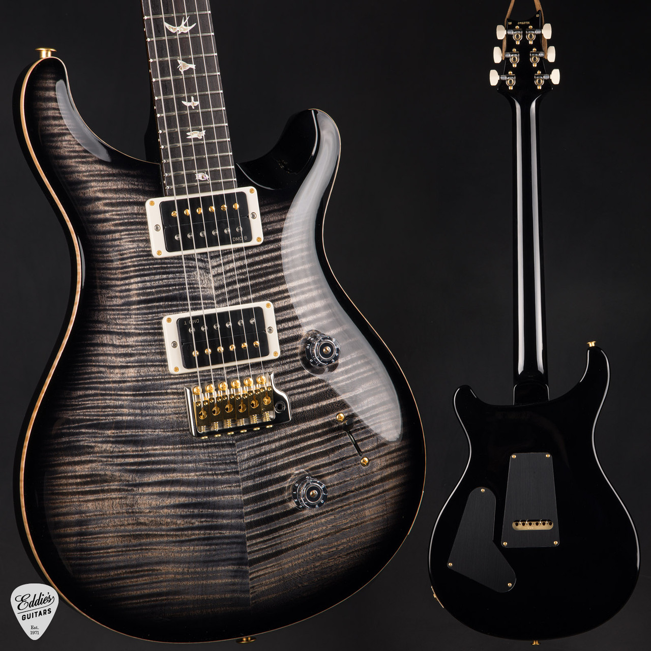 エレキギター PRS Custom24 2011 Charcoal Burst PRS Custom 24 - Charcoal Burst #420731 - Eddie's Guitars