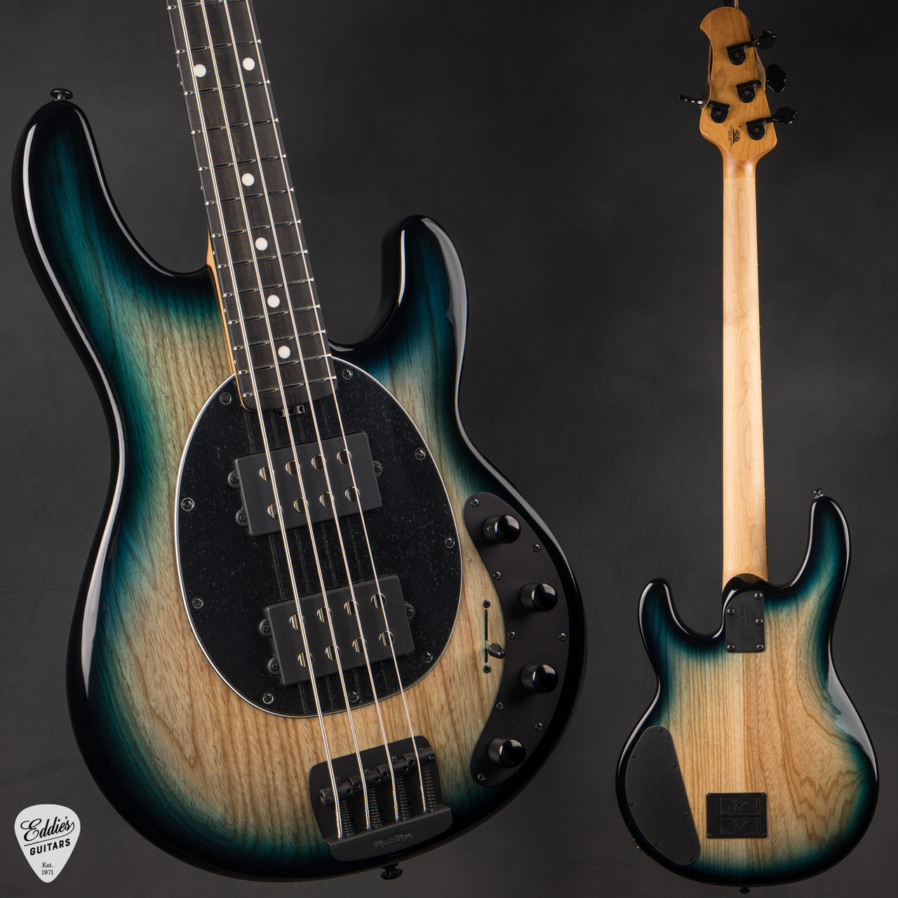 Ernie Ball Music Man StingRay Special HH - Mean Blue Burst #K10286