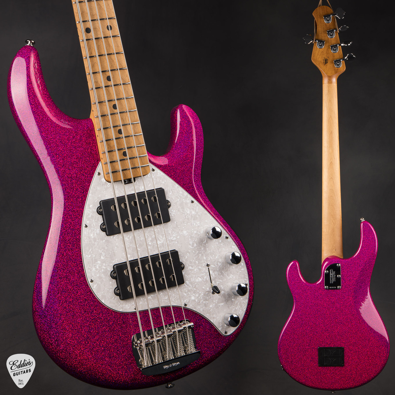 Ernie Ball Music Man StingRay 5 Special HH - Soda Pink Sparkle