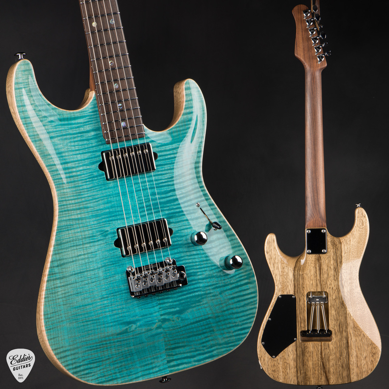 Suhr Standard Arch Top - Bahama Blue #86086 - Eddie's Guitars