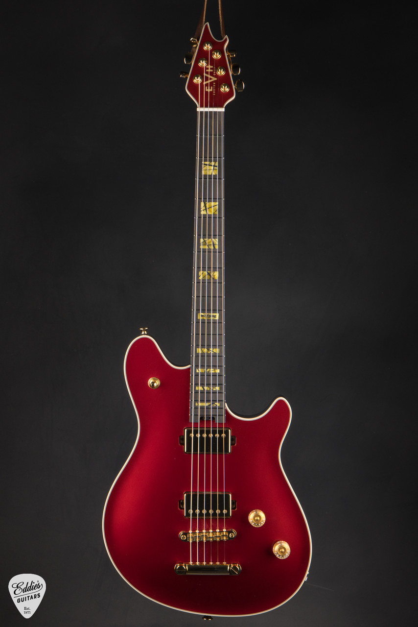 EVH USA Custom Shop Wolfgang 2H TOM White Pearl Gold - Candy Apple