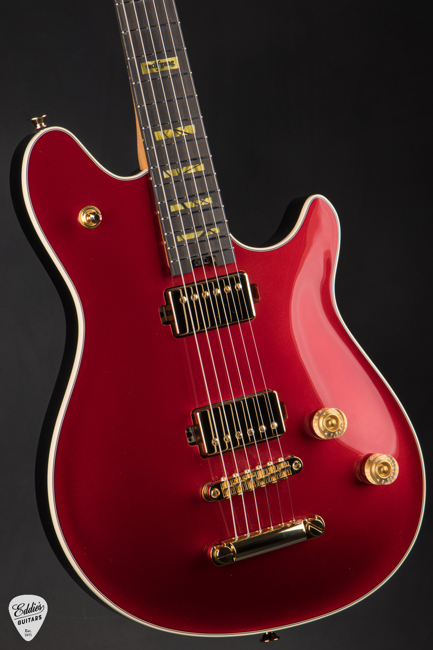 EVH USA Custom Shop Wolfgang 2H TOM White Pearl Gold - Candy Apple