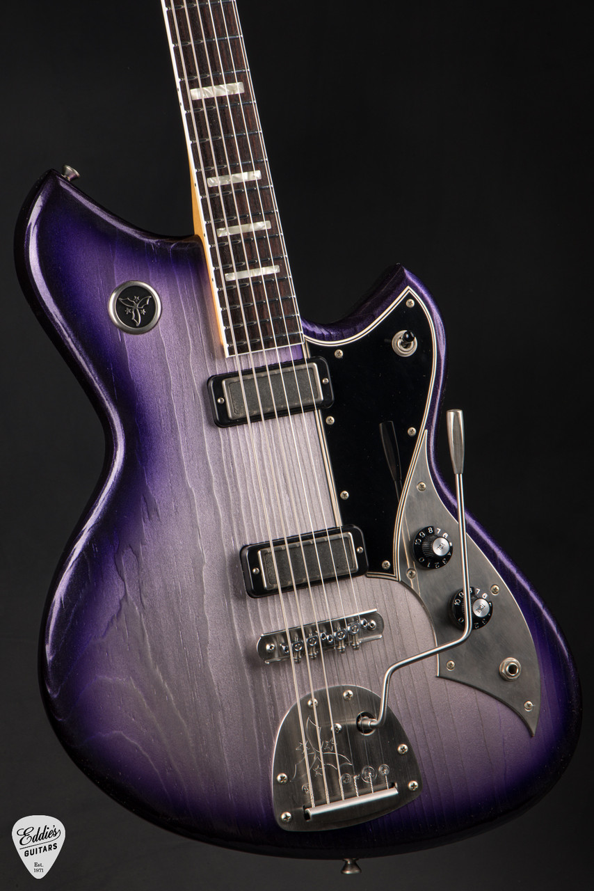 Novo Serus J Baritone - Purple Stranger Burst #26224 - Eddie's Guitars