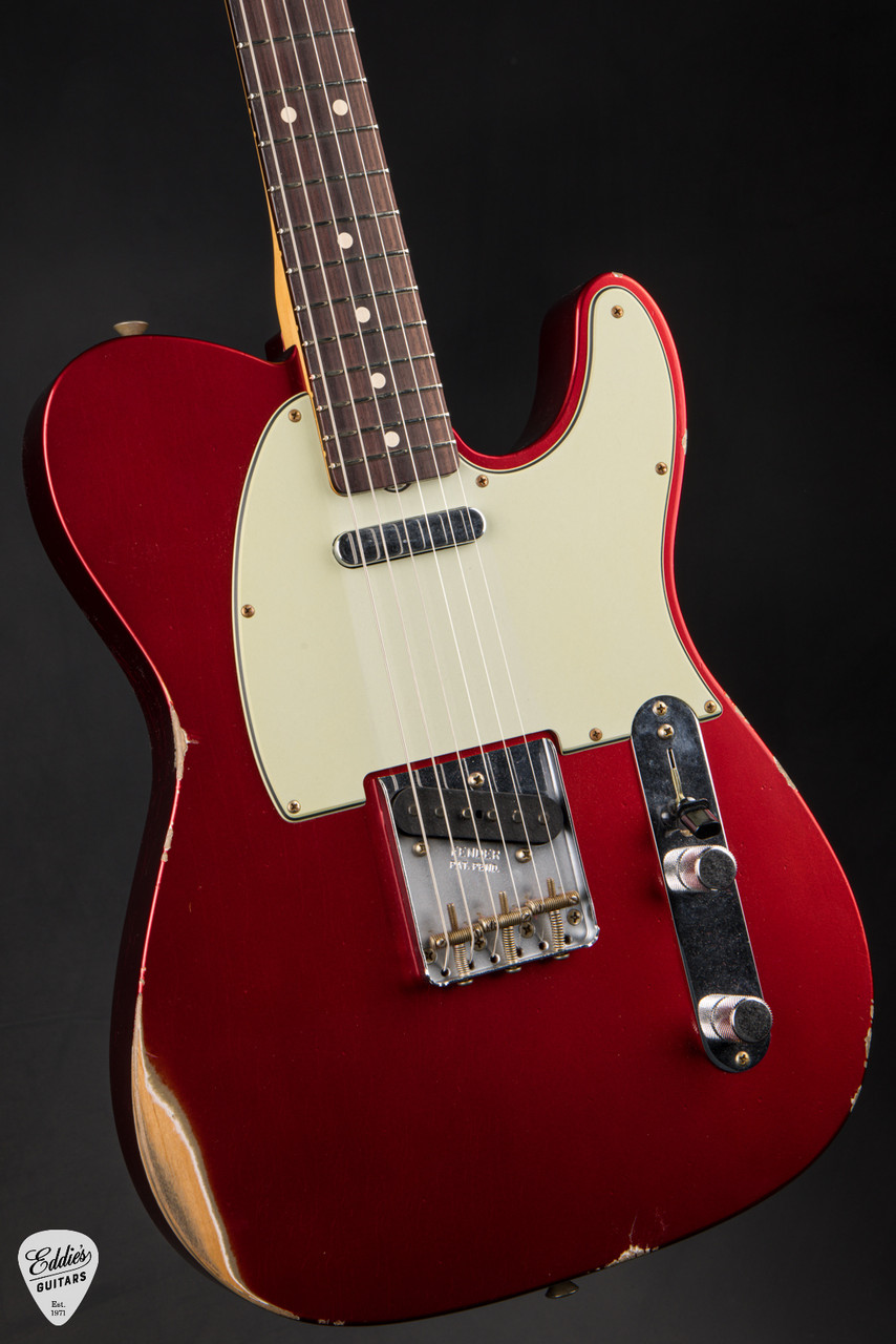 ギター Fender custom shop 1963 Telecaster Relic Fender Custom Shop Limited Edition 1963 Telecaster Relic - Candy